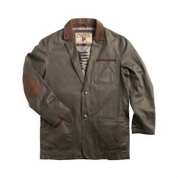 NEW MADISON CREEK OUTFITTERS men's conceal & carry tombstone blazer in grey - Picture 1 of 4